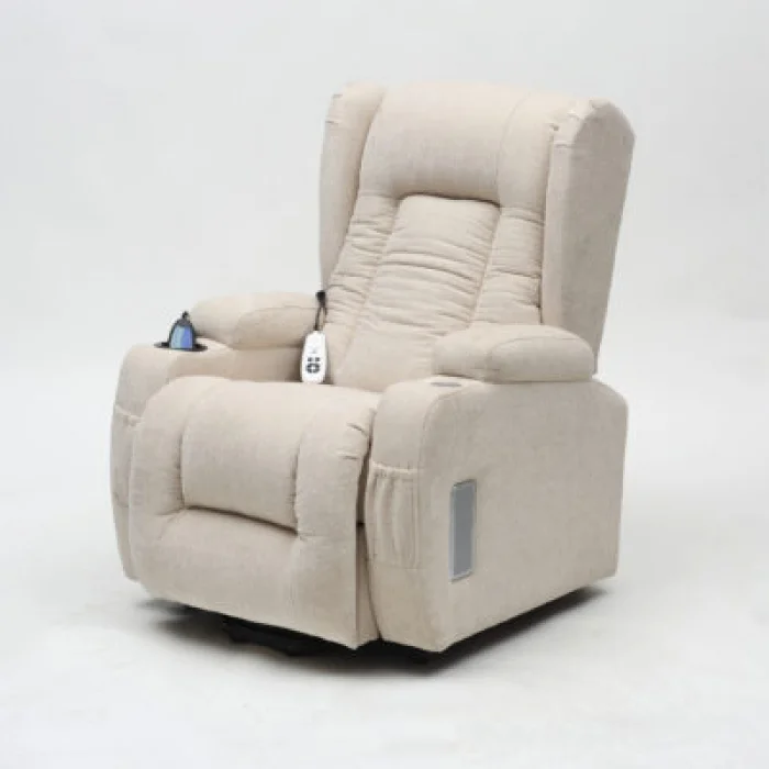 Cellini Happy Daddy Pro Deri Kahve - Masajlı Baba Tv Koltuğu