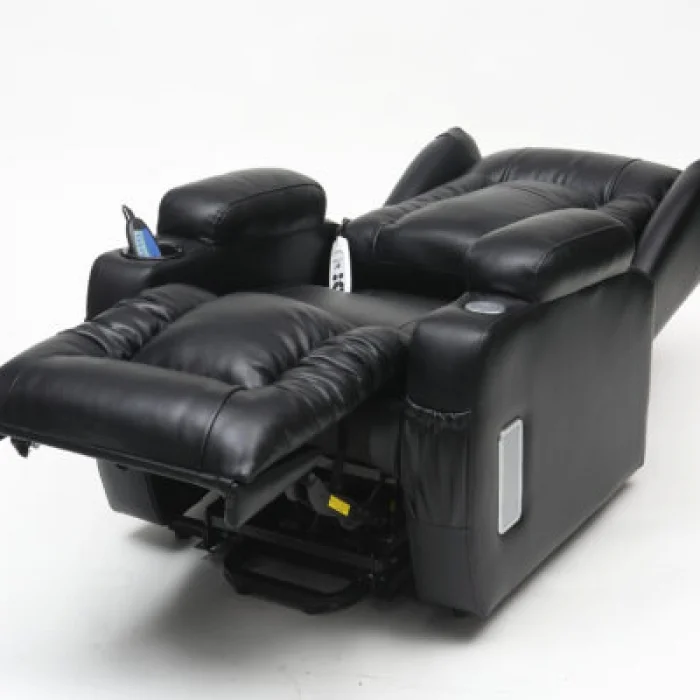 Cellini Happy Daddy Pro Deri Kahve - Masajlı Baba Tv Koltuğu