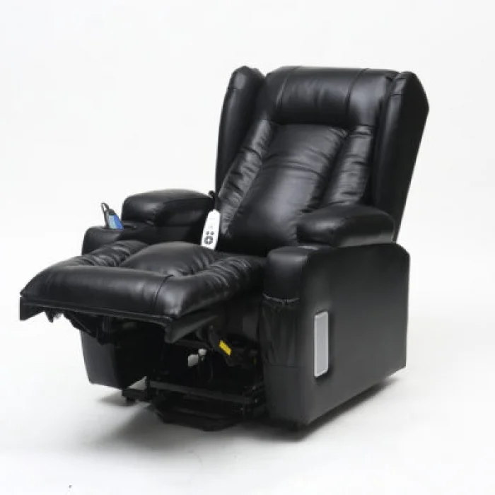 Cellini Happy Daddy Pro Deri Kahve - Masajlı Baba Tv Koltuğu