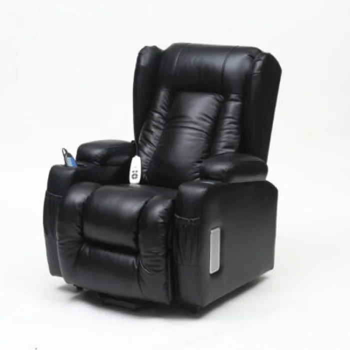 Cellini Happy Daddy Pro Deri Kahve - Masajlı Baba Tv Koltuğu