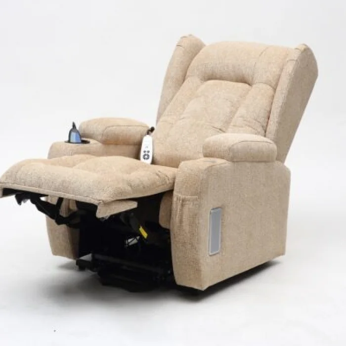 Cellini Happy Daddy Pro Deri Kahve - Masajlı Baba Tv Koltuğu