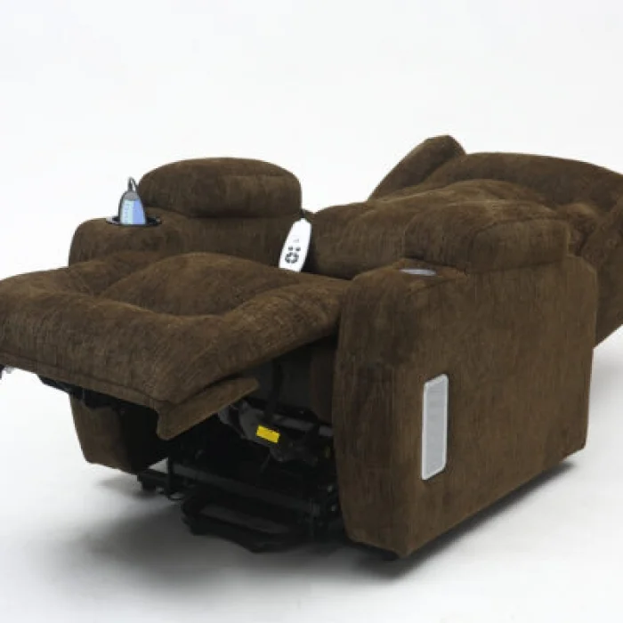 Cellini Happy Daddy Pro Deri Kahve - Masajlı Baba Tv Koltuğu