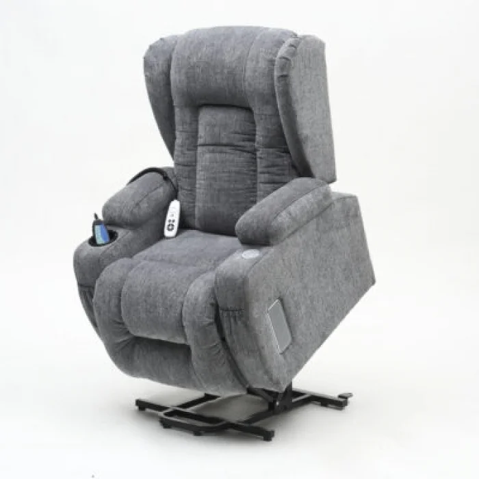  Cellini Happy Daddy Pro Kumaş Gri - Masajlı Baba Tv Koltuğu - HDPro